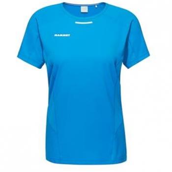 Camiseta Mammut Aenergy FL de manga corta color azul glaciar para mujer - XS