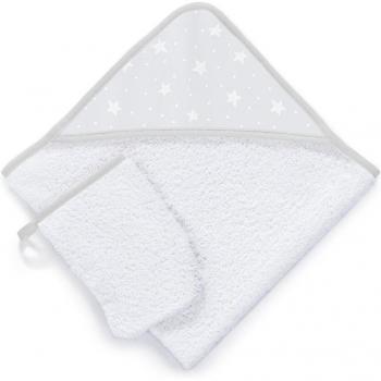 Naf Naf Capa de baño con manopla Stars Dots