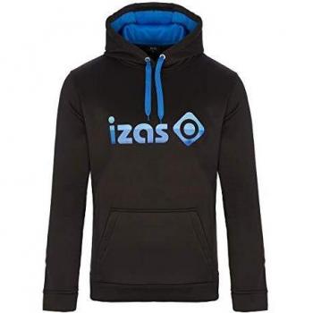 Izas Duero - Sudadera para hombre, color negro / azul royal, talla M