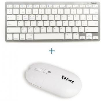 Iggual Kit Bundle Teclado + Ratón YANG Bluetooth