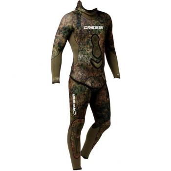 Neopreno Cressi-Sub Seppia 7 mm Pantalones de pesca submarina green
