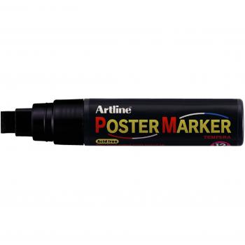 Artline Póster 12 mm punta biselada Negro