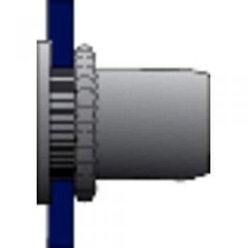 Bralo - Tuerca acero ranurada cabeza baja m6x14,5mm