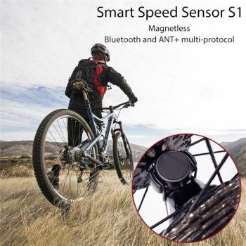 Sensor de velocidad, fundido Power inteligente Dos Protocolo de bicicleta Wireless Bluetooth Ant Ciclismo Sensor para encontrar la conducción GES chwi los lavados, compatible con Mountian bicicleta