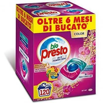Bio Presto Power Caps Color - Detergente para lavadora