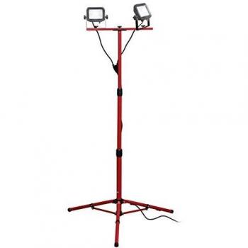 LUCECO LSWT212BR3-E2 - Proyector led slim doble con tripode 2x1200lm 15w, n/r 3m cable + schuko