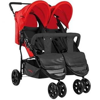 SILLA DE PASEO DOBLE DINAMIC ROJO