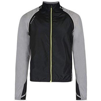 Dare 2b Chaqueta cortavientos Unveil Ii para hombre, Hombre, DML365 32W70, Negro/Gris Medio, L
