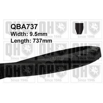 Correa trapezoidal QUINTON HAZELL QBA737 alta resistencia
