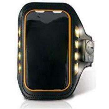 KSIX BXFBRLIP5 Sport LED Armband Case for Apple iPhone 5/5S