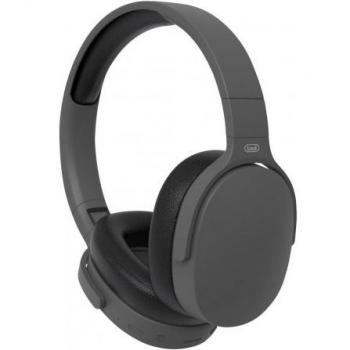 Auriculares Trevi DJ 12E45 BT Negros Hi-Fi Bluetooth con Micrófono, Reproductor MP3 y Conexión AUX-IN