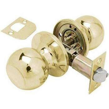 WOLFPACK LINEA PROFESIONAL 3030540 Pomo Puerta Wolfpack Sencillo Latonado para Pasillo