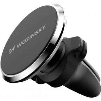Soporte magnético para teléfono móvil para rejilla de aire del coche - Negro