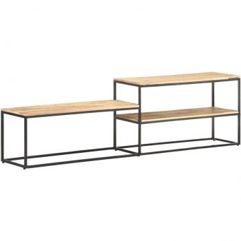 vidaXL TV Cabinet 180x30x50 cm Rough Mango Wood