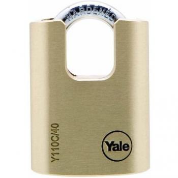 Yale Y110C/40/119/1 Candado de Seguridad Con Arco Cerrado, 40 mm