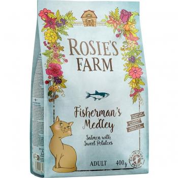 Rosie's Farm Adult Salmón con Batata para Gatos - Pack de 3 x 2 kg