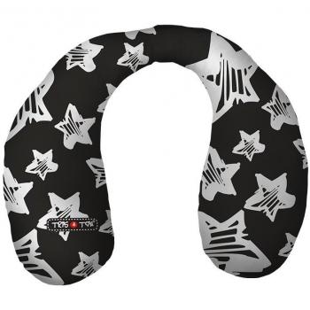 Tris&Ton Cojin protector cuello en forma de U, cojín soporte almohada niño niña para el coche cochecito silla de paseo modelo Estrellas