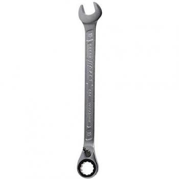 HAZET Llave combinada de carraca 606-10, perfil de tracción hexagonal doble exterior, tamaño 10 mm, longitud 154,5 mm