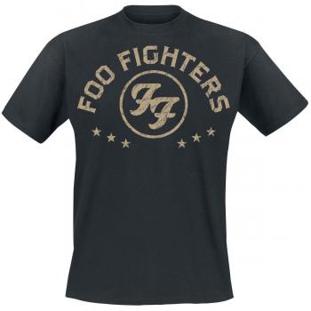 Foo Fighters Arched Star T-Shirt - Black - Men's Size L - 100% Cotton