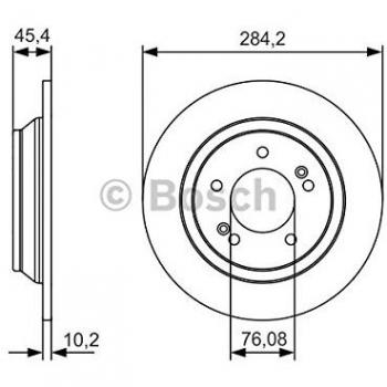 Bosch BD2178 Discos de freno - Eje trasero - certificación ECE-R90 - 1 juego de 2 discos