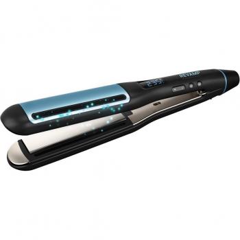 Revamp - Plancha Progloss Hydro Shield X Shine para el cabello, cerámica, 1 pieza, femenina