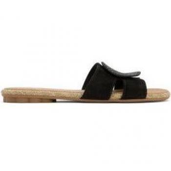 Sandalias de Piel Adele negro porronet