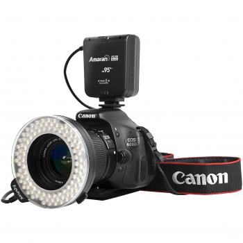 Pixturize ES.00.0138.01 Pixturize ES.00.0138.01 - Anillo flash de macro para Canon, color negro Negro