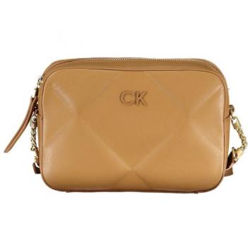Calvin Klein Brown RE-LOCK Crossbody Bag for Women with Logo Application - One Size