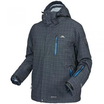 Trespass Athlon - Chaqueta de esquí para hombre, color gris, talla 2XL