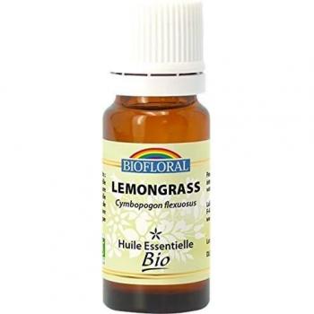 Aceite Esencial de Lemongrass 10 ml - Biofloral (Aceite de Limón)