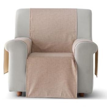 Funda de Sofá Impermeable y Antimanchas para Mascotas - Cubre Sofá/Sillón Reclinable Beige, Todas las Medidas