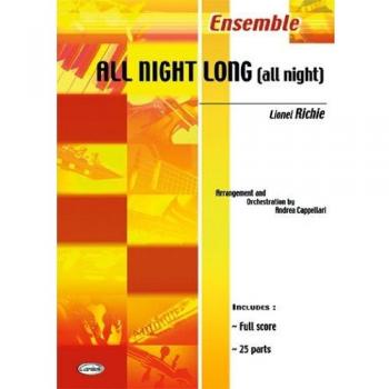 Partitura y Partes para Grupo Instrumental All Night Long de Lionel Richie - Ensemble Musical