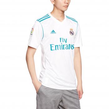 Adidas 1ª equipación Real Madrid 2017/2018 - Camiseta para Hombre, Blanco, S