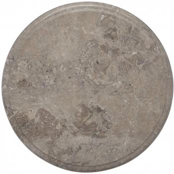 Tablero de mesa en mármol gris Ø 40x2,5 cm