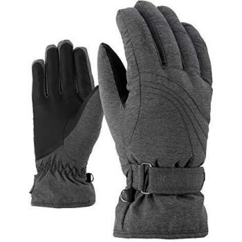 Ziener Gloves Konny Guantes De Esquí De Mujer, Dark Melange, 7,5