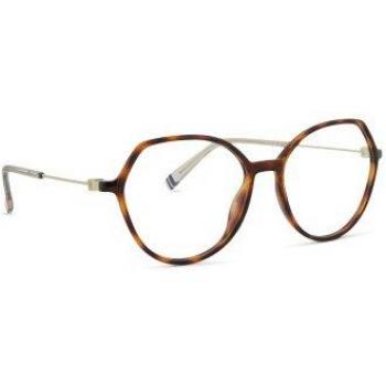 Tommy Hilfiger TH 2058 Round Brown Havana Prescription Glasses Online Try-On Plastic
