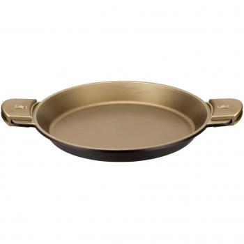 BRA Terra - Paellera 36 cm, con asas de silicona aluminio fundido con antiadherente Teflon Select