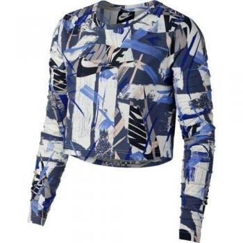 NIKE Sportswear Sudadera, Mujer, Light Concord/Black, L