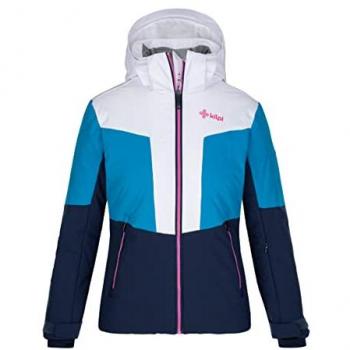 Kilpi Chaqueta Florance Azul para mujer, tipo chaqueta, características: diseño moderno, tejido ligero y transpirable, cierre frontal con cremallera, bolsillos laterales con cremallera, ajuste cómodo y versátil para actividades al aire