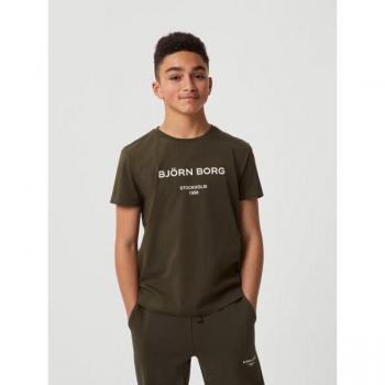 Björn Borg Borg Logo T-shirt Green, 170