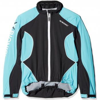 X-Bionic Adultos en función de la Ropa de Ciclismo para Mujer Symframe OW Jacket Negro y Turquesa Talla:Small