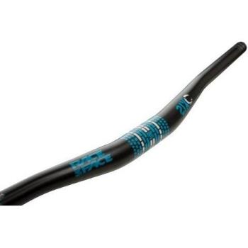 Race Face Sixc - Manillar de Bicicleta Negro Carbone/Turquoise