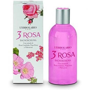 L'Erbolario 3 Pink Bath and Shower Gel