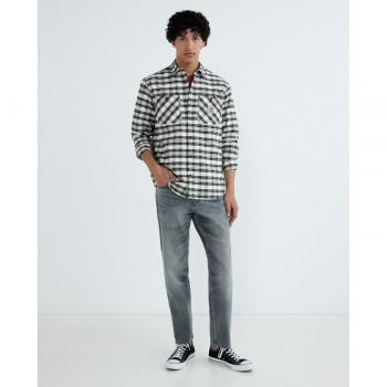 Carhartt WIP Men's Long Sleeve Button-Up Shirt with Chest Pockets - Black, Size M