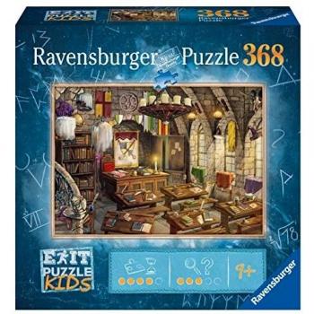 Puzzle EXIT Kids - Escuela de Magia, 368 Piezas, Ravensburger