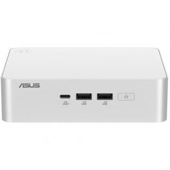 Mini PC Barebone ASUS NUC 15 Pro+ con Intel Core Ultra 7 265H, sin memoria ni almacenamiento, incluye cable de alimentación, color plata