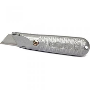 Stanley 1-10-199 Cuchillo metálico de hoja fija, 140 mm, Único