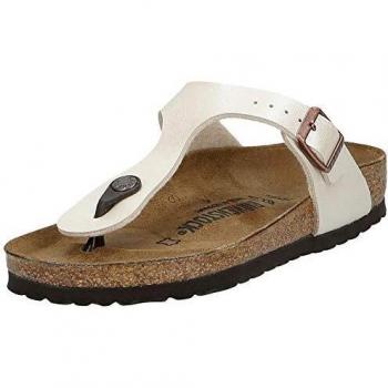 Birkenstock Gizeh Women's Flip-Flops - Graceful Pearl White, Size 41