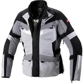 Spidi Alpentrophy H2Out - Chaqueta textil para moto, talla L, color negro y gris