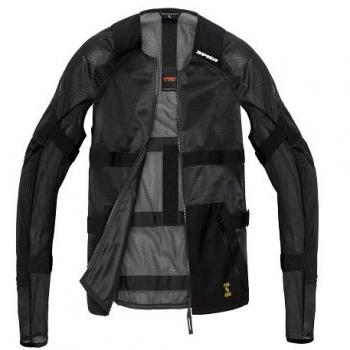 SPIDI Chaqueta para Moto, Negro, L